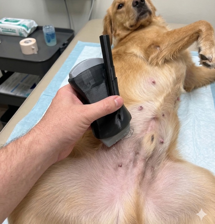 Pet owner using Triad